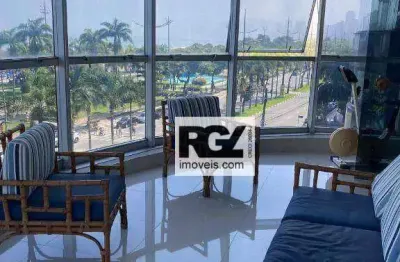 Apartamento com 2 dormitórios à venda, 120 m² por r$ 1.802.000,00 - aparecida - santos/sp