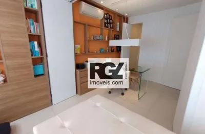 Sala à venda, 45 m² por r$ 550.000,00 - boqueirão - santos/sp