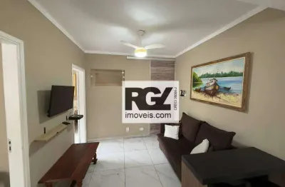 Apartamento com 2 dormitórios à venda, 50 m² por r$ 480.000,00 - josé menino - santos/sp