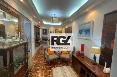 Apartamento com 2 dormitórios à venda, 145 m² por r$ 915.000 - embaré - santos/sp