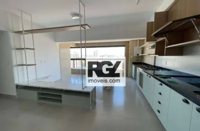 Apartamento com 2 dormitórios à venda, 65 m² por r$ 800.000,00 - ponta da praia - santos/sp