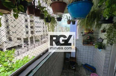 Apartamento com 3 dormitórios à venda, 92 m² por r$ 495.000,00 - ponta da praia - santos/sp