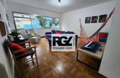 Apartamento com 3 dormitórios à venda, 127 m² por r$ 742.000,00 - boqueirão - santos/sp