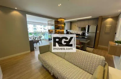 Apartamento com 2 dormitórios à venda, 77 m² por r$ 1.129.000,00 - ponta da praia - santos/sp