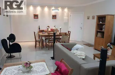 Apartamento com 2 dormitórios para alugar, 85 m² por r$ 5.500,00/mês - marapé - santos/sp