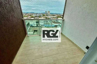 Apartamento com 2 dormitórios à venda, 60 m² por r$ 450.000,00 - vila matias - santos/sp