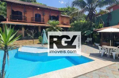 Sobrado à venda, 360 m² por r$ 2.250.000,00 - morro de nova cintra - santos/sp