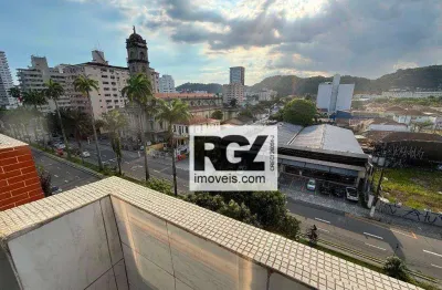 Apartamento com 2 dormitórios à venda, 93 m² por r$ 450.000,00 - gonzaga - santos/sp