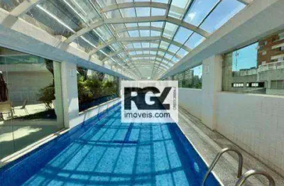 Apartamento no terrazas com 3 dormitórios à venda, 165 m² por r$ 2.800.000 - ponta da praia - santos/sp