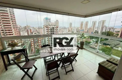 Apartamento com 3 dormitórios à venda, 119 m² por r$ 1.590.000,00 - ponta da praia - santos/sp