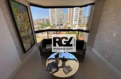Apartamento com 4 dormitórios à venda, 202 m² por r$ 1.690.000,00 - ponta da praia - santos/sp