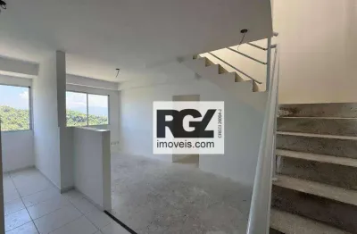 Cobertura com 3 dormitórios à venda, 125 m² por r$ 657.200,00 - morro de nova cintra - santos/sp