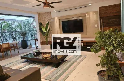 Apartamento com 3 dormitórios à venda, 217 m² por r$ 2.014.000,00 - josé menino - santos/sp