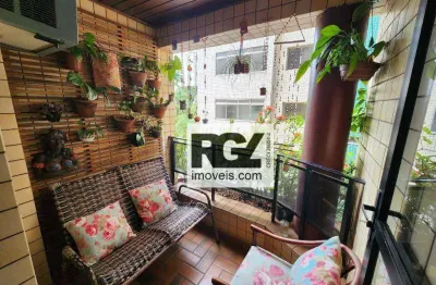 Apartamento à venda, 80 m² por r$ 740.000,00 - boqueirão - santos/sp