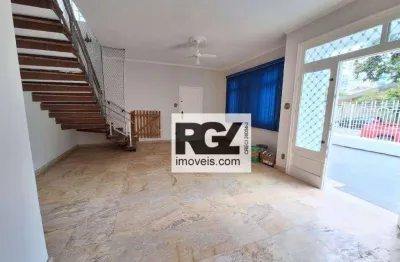 Casa comercial com 5 salas para alugar no Ponta da Praia, Santos 