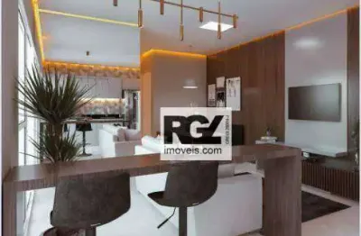 Apartamento com 2 dormitórios à venda, 59 m² por r$ 565.000,00 - estuário - santos/sp