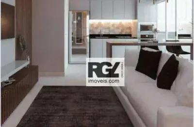 Apartamento com 2 dormitórios à venda, 65 m² por r$ 619.000,00 - estuário - santos/sp