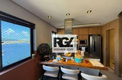 Apartamento com 2 dormitórios à venda, 87 m² por r$ 1.100.000,00 - ponta da praia - santos/sp