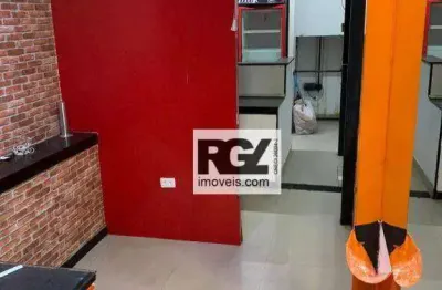 Loja para alugar, 70 m² por r$ 6.500,00/mês - gonzaga - santos/sp