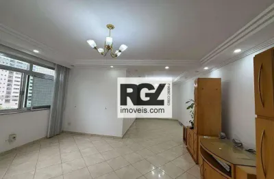 Apartamento com 3 dormitórios à venda, 144 m² por r$ 1.100.000,00 - gonzaga - santos/sp