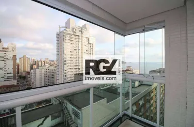 Apartamento com 2 dormitórios à venda, 81 m² por r$ 1.380.000,00 - embaré - santos/sp