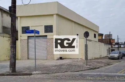 Galpão, 305 m² - venda por r$ 2.200.000,00 ou aluguel por r$ 12.614,07/mês - macuco - santos/sp