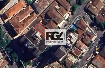 Terreno comercial à venda no Ponta da Praia, Santos 