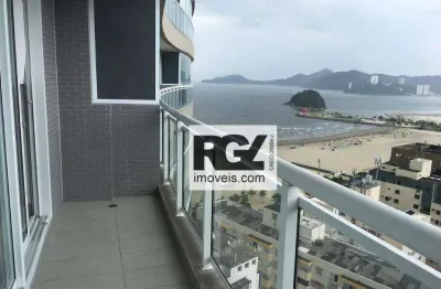 Apartamento com 1 dormitório para alugar, 52 m² por r$ 5.800,00/mês - pompéia - santos/sp