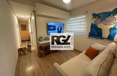 Apartamento com 1 dormitório à venda, 47 m² por r$ 400.000,00 - ponta da praia - santos/sp