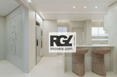Apartamento com 3 dormitórios à venda, 181 m² por r$ 2.430.000,00 - boqueirão - santos/sp