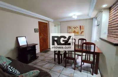 Apartamento com 2 dormitórios à venda, 56 m² por r$ 458.000,00 - josé menino - santos/sp