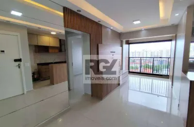 Apartamento com 2 dormitórios à venda, 63 m² por r$ 719.000,00 - marapé - santos/sp