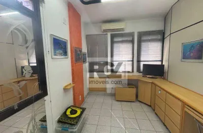 Sala para alugar, 65 m² por r$ 2.500,00/mês - gonzaga - santos/sp