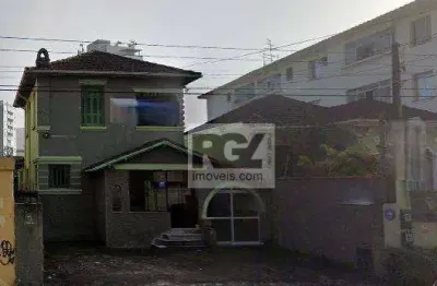 Terreno, 350 m² - venda por r$ 1.400.000,00 ou aluguel por r$ 9.000,00/mês - vila belmiro - santos/sp