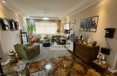 Apartamento com 3 dormitórios à venda, 136 m² por r$ 690.000,00 - pompéia - santos/sp