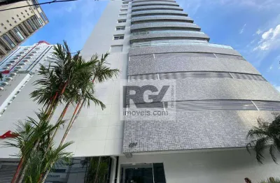 Apartamento com 2 dormitórios à venda, 106 m² por r$ 1.449.000,00 - boqueirão - santos/sp
