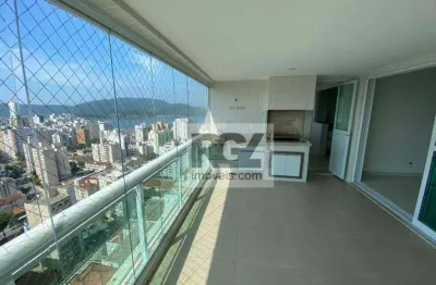 Apartamento com 3 dormitórios à venda, 150 m² por r$ 3.405.000,00 - aparecida - santos/sp