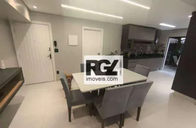 Apartamento garden com 2 dormitórios à venda, 77 m² por r$ 1.060.000,00 - ponta da praia - santos/sp