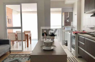 Apartamento com 1 dormitório para alugar, 49 m² por r$ 4.300,01/mês - ponta da praia - santos/sp