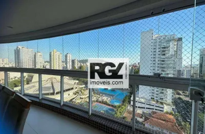 Apartamento com 3 dormitórios à venda, 164 m² por r$ 2.900.000,00 - aparecida - santos/sp