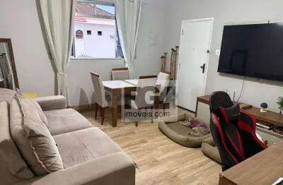 Apartamento com 2 dormitórios à venda, 90 m² por r$ 540.000,00 - ponta da praia - santos/sp