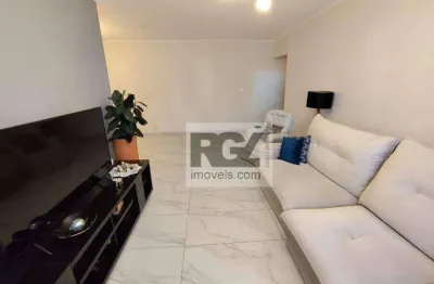 Apartamento com 3 dormitórios à venda, 150 m² por r$ 1.080.000,00 - ponta da praia - santos/sp