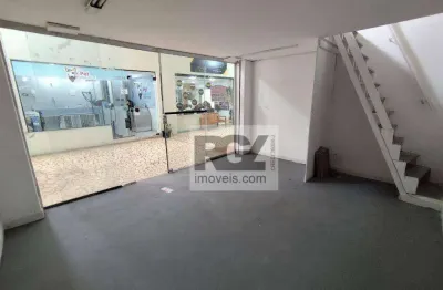 Loja para alugar, 33 m² por r$ 2.100,00/mês - ponta da praia - santos/sp