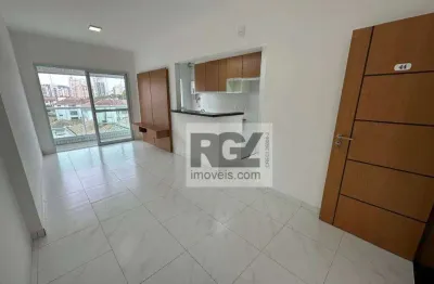 Apartamento com 2 dormitórios para alugar, 73 m² por r$ 4.500,00/mês - ponta da praia - santos/sp