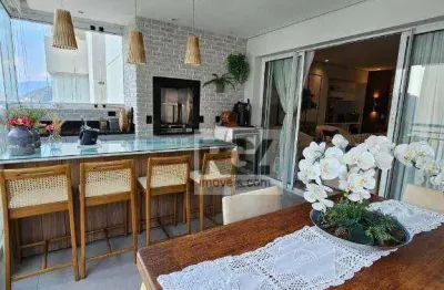 Apartamento com 3 dormitórios à venda, 149 m² por r$ 1.800.000 - marapé - santos/sp