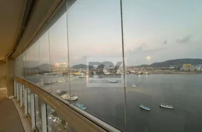 Apartamento com 3 dormitórios à venda, 189 m² por r$ 2.350.000,00 - ponta da praia - santos/sp