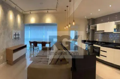 Apartamento com 2 quartos para locação, gonzaga, santos-sp