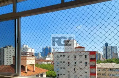 Apartamento com 2 dormitórios para alugar, 94 m² por r$ 3.650,00/mês - aparecida - santos/sp