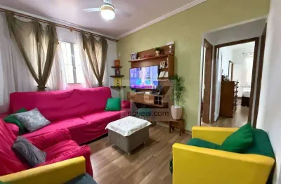 Apartamento terreo com 2 dormitórios à venda, 83 m² por r$ 380.000 - campo grande - santos/sp