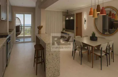 Apartamento garden com 3 dormitórios à venda, 93 m² por r$ 1.420.693,95 - ponta da praia - santos/sp